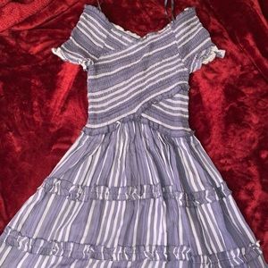 Off the shoulder ruffled dress